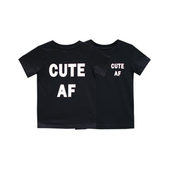 CUTE AF BOYS SMALL PRINT TEE